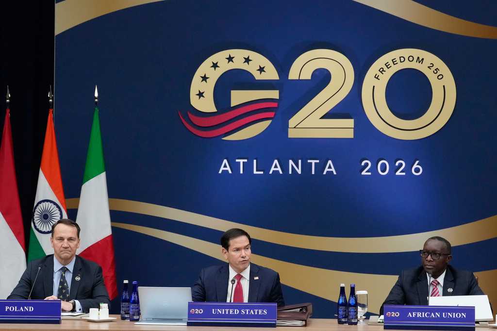 Delegates at the G20 summit in Atlanta